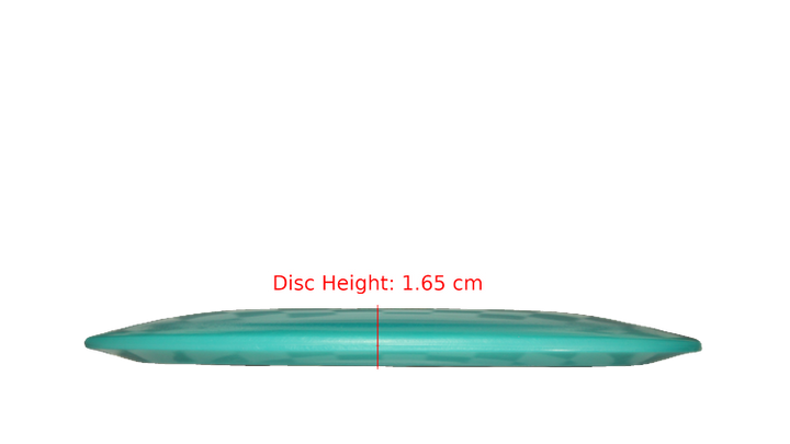 Pie Pan Discs BYOP 2025 Cherry Grunt (retooled) Fairway Driver Profile View