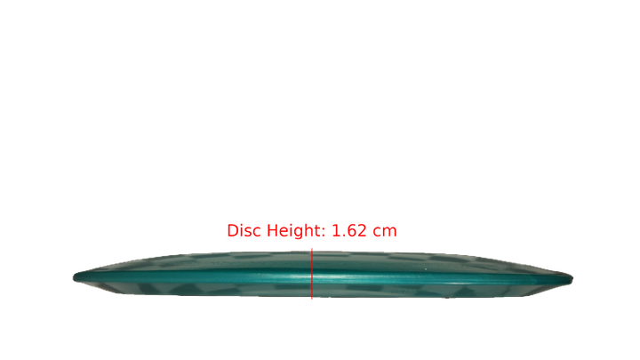 Pie Pan Discs BYOP 2025 Cherry Grunt (retooled) Fairway Driver Profile View
