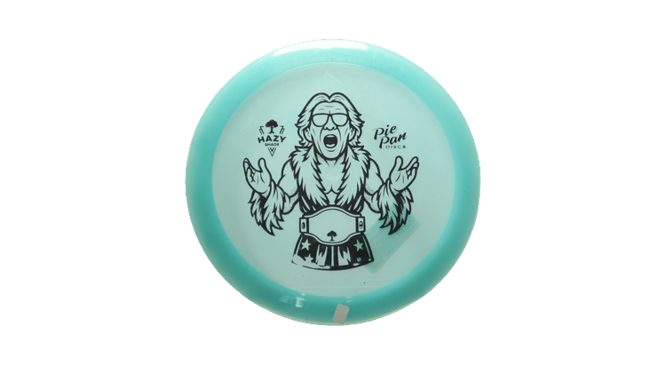 Pie Pan Discs BYOP 2025 Eggs-Out Cherry Grunt (retooled) Fairway Driver Front View