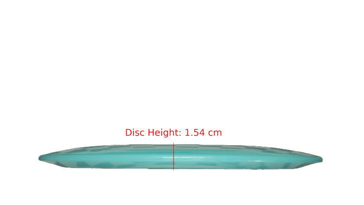 Pie Pan Discs BYOP 2025 Eggs-Out Cherry Grunt (retooled) Fairway Driver Profile View