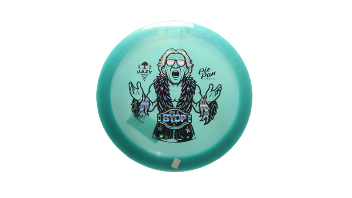 Pie Pan Discs BYOP 2025 Cherry Grunt (retooled) Fairway Driver Front View