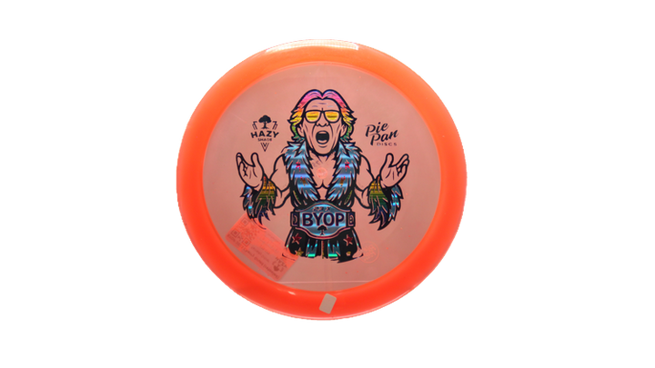 Pie Pan Discs BYOP 2025 Cherry Grunt (retooled) Fairway Driver Front View