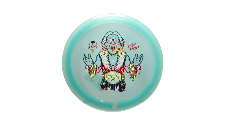 Pie Pan Discs BYOP 2025 Cherry Grunt (retooled) Fairway Driver Front View