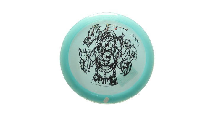 Pie Pan Discs BYOP 2025 Eggs-Out Cherry Grunt (retooled) Fairway Driver Front View