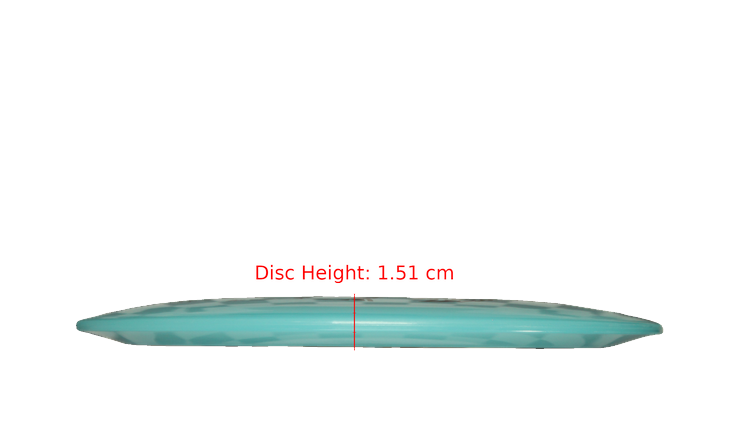 Pie Pan Discs BYOP 2025 Eggs-Out Cherry Grunt (retooled) Fairway Driver Profile View