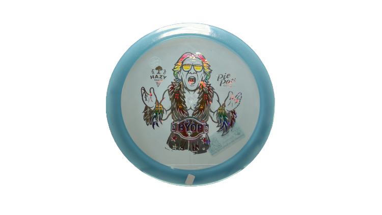 Pie Pan Discs BYOP 2025 Cherry Grunt (retooled) Fairway Driver Front View