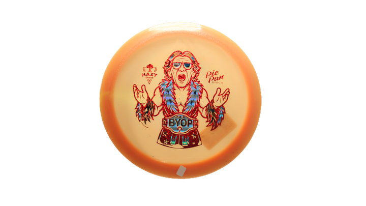 Pie Pan Discs BYOP 2025 Cherry Grunt (retooled) Fairway Driver Front View