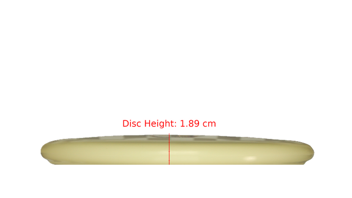 Pie Pan Discs BYOP 2025 Cherry Glow Bagger Putter Profile View