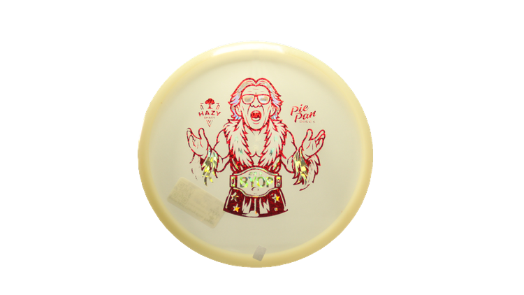 Pie Pan Discs BYOP 2025 Cherry Glow Bagger Putter Front View