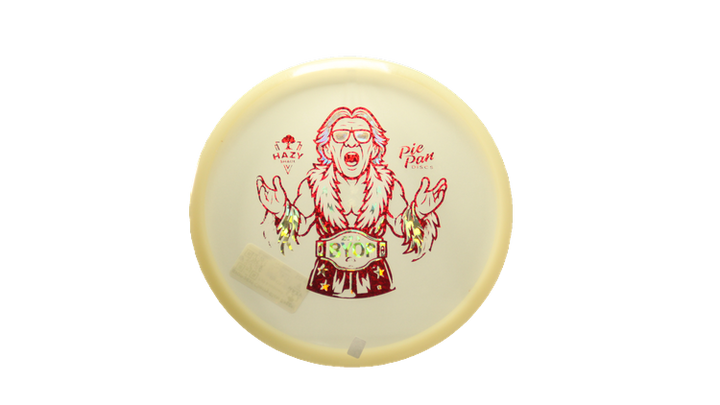 Pie Pan Discs BYOP 2025 Cherry Glow Bagger Putter Front View