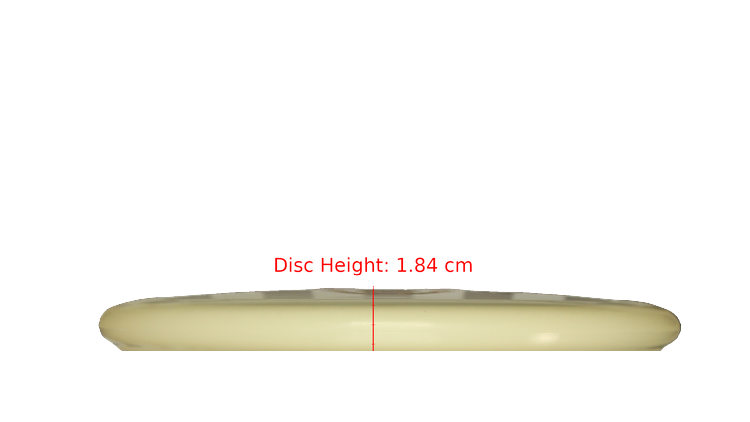 Pie Pan Discs BYOP 2025 Cherry Glow Bagger Putter Profile View