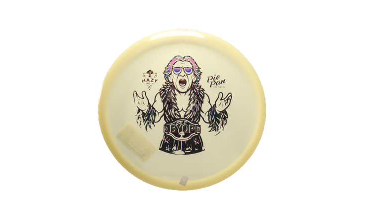 Pie Pan Discs BYOP 2025 Cherry Glow Bagger Putter Front View