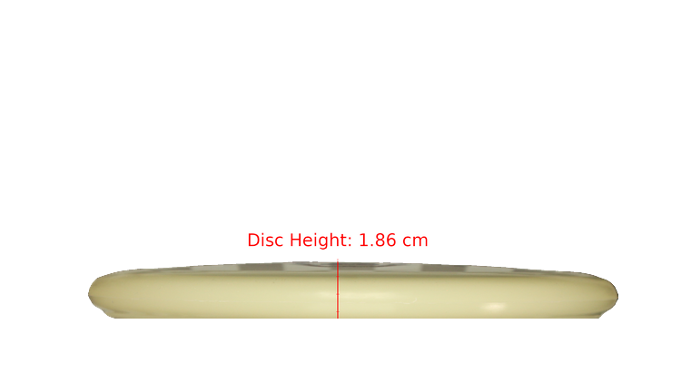 Pie Pan Discs BYOP 2025 Cherry Glow Bagger Putter Profile View