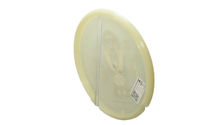 Pie Pan Discs BYOP 2025 Cherry Glow Bagger Putter Back View