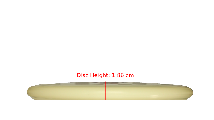 Pie Pan Discs BYOP 2025 Cherry Glow Bagger Putter Profile View