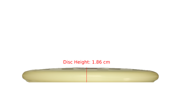 Pie Pan Discs BYOP 2025 Cherry Glow Bagger Putter Profile View