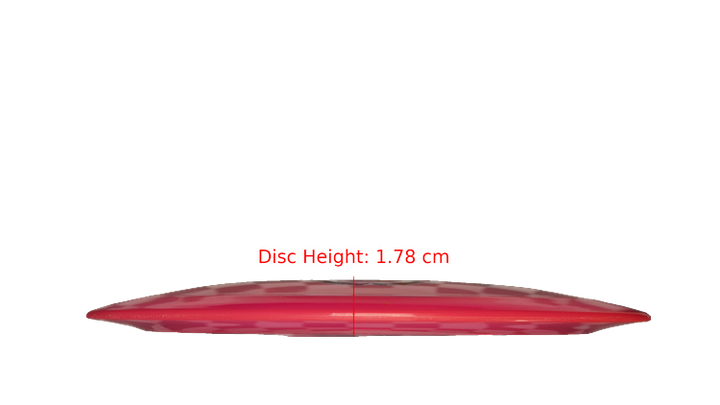 Pie Pan Discs BYOP 2025 Cherry Spire Distance Driver Profile View