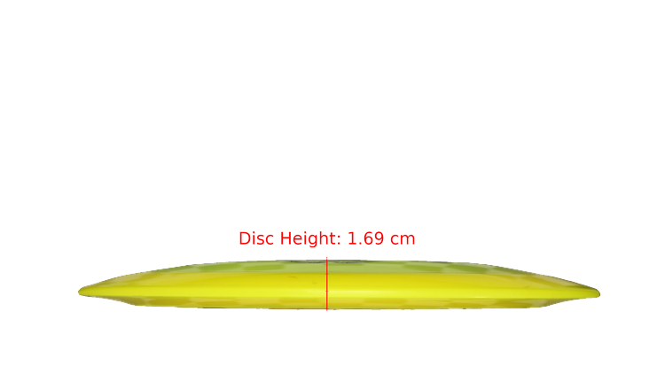Pie Pan Discs BYOP 2025 Cherry Spire Distance Driver Profile View