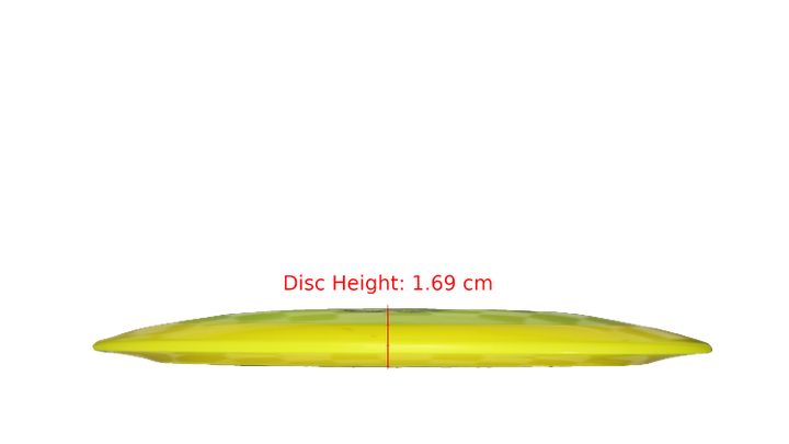 Pie Pan Discs BYOP 2025 Cherry Spire Distance Driver Profile View