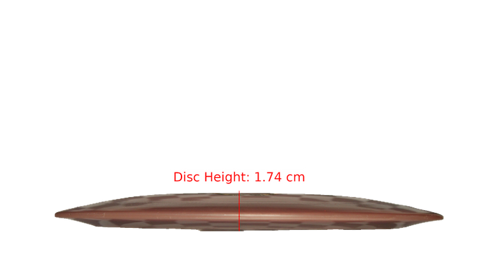 Pie Pan Discs BYOP 2025 Cherry Spire Distance Driver Profile View