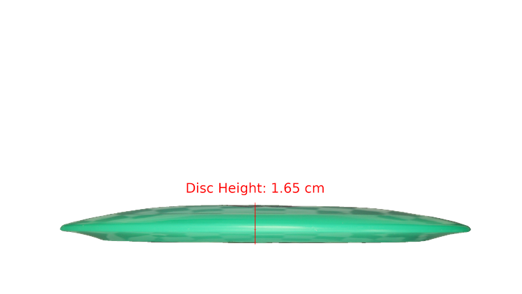 Pie Pan Discs BYOP 2025 Cherry Spire Distance Driver Profile View