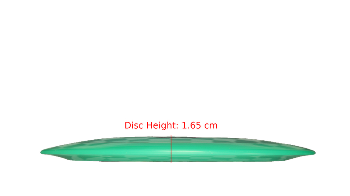 Pie Pan Discs BYOP 2025 Cherry Spire Distance Driver Profile View