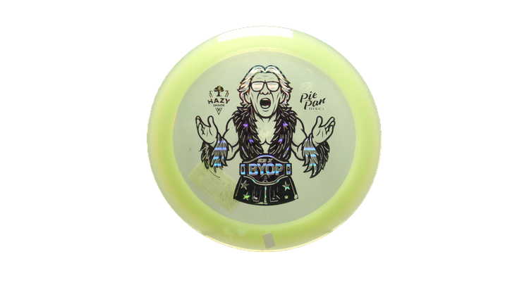 Pie Pan Discs BYOP 2025 Cherry Spire Distance Driver Front View