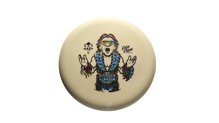 Pie Pan Discs BYOP 2025 Butter Line Bagger Putter Front View