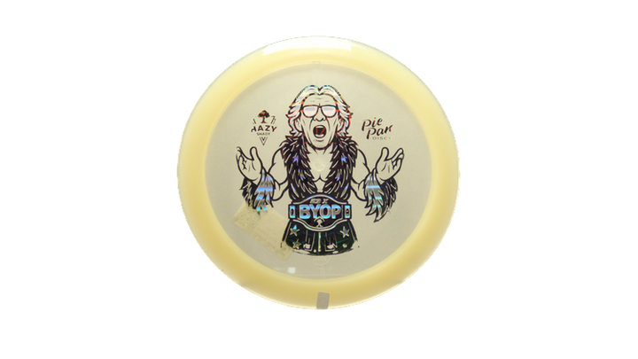 Pie Pan Discs BYOP 2025 Cherry Glow Hype Distance Driver Front View