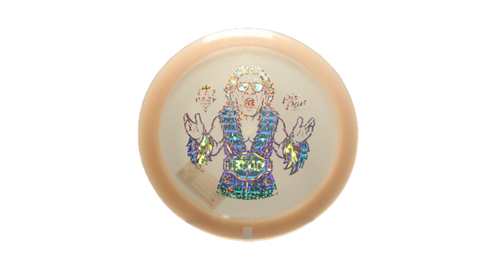 Pie Pan Discs BYOP 2025 Cherry Glow Hype Distance Driver Front View