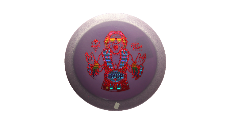 Pie Pan Discs BYOP 2025 Puff Hype Distance Driver Front View