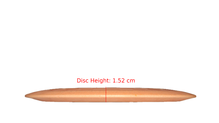 Pie Pan Discs BYOP 2025 Puff Hype Distance Driver Profile View