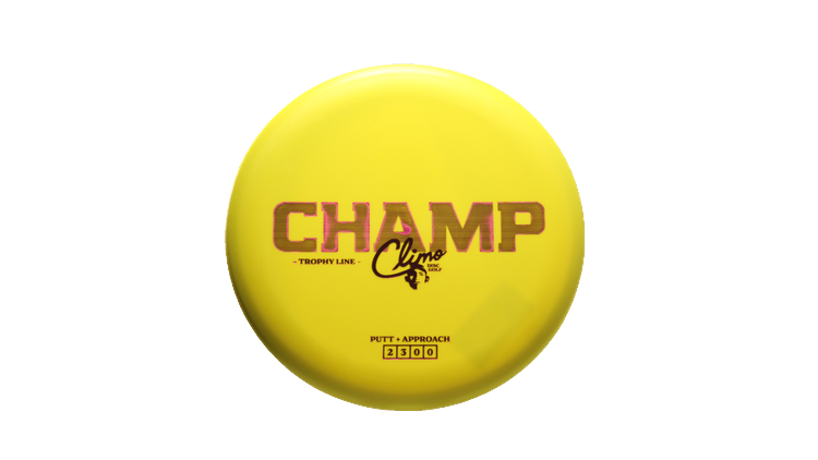 Climo Disc Golf Trophy Line Champ Putter Front View