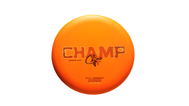Climo Disc Golf Trophy Line Champ Putter Front View