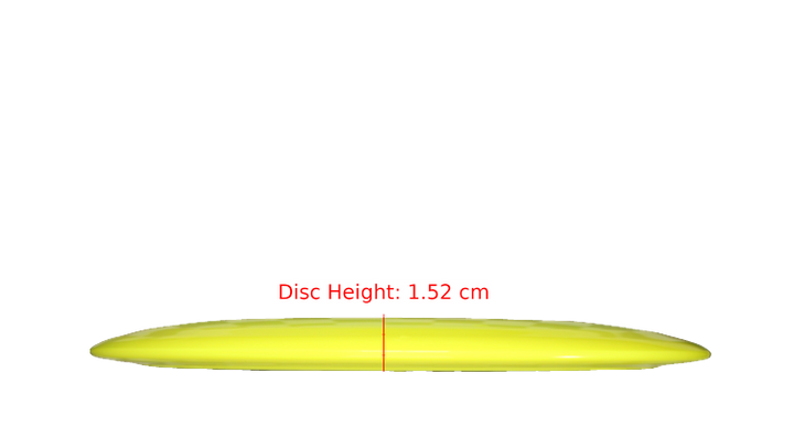 Climo Disc Golf First Run Major Line Osprey Distance Driver Profile View