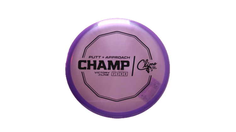 Climo Disc Golf Victory Line Champ Putter Front View