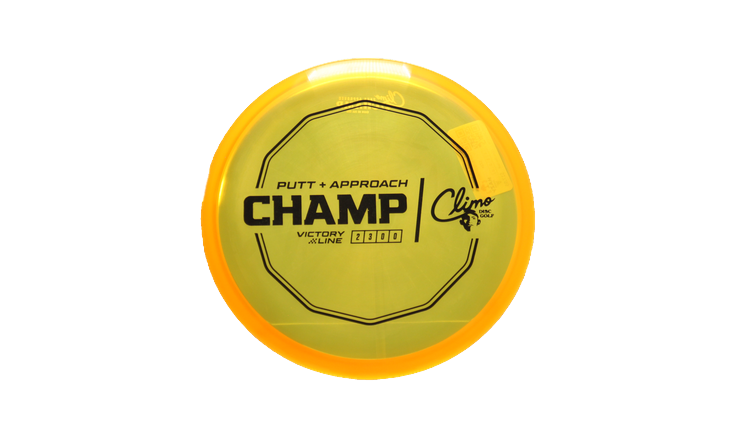 Climo Disc Golf Victory Line Champ Putter Front View