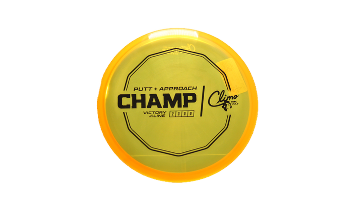 Climo Disc Golf Victory Line Champ Putter Front View