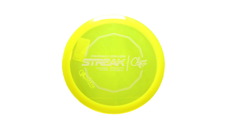 Climo Disc Golf First Run Victory Line Streak Fairway Driver Front View