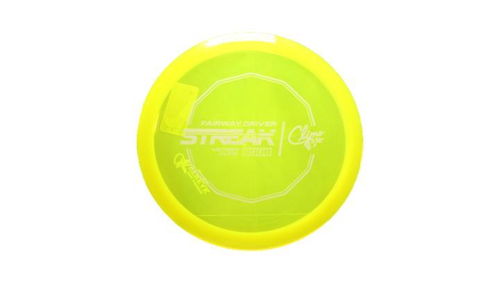 Climo Disc Golf First Run Victory Line Streak Fairway Driver Front View
