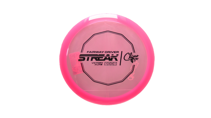 Climo Disc Golf First Run Victory Line Streak Fairway Driver Front View