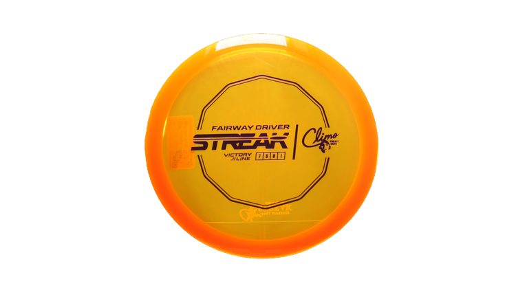 Climo Disc Golf First Run Victory Line Streak Fairway Driver Front View