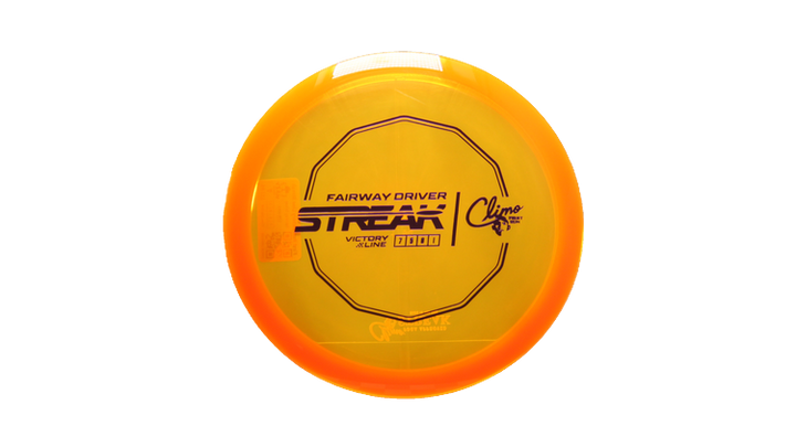 Climo Disc Golf First Run Victory Line Streak Fairway Driver Front View