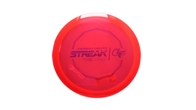 Climo Disc Golf First Run Victory Line Streak Fairway Driver Front View