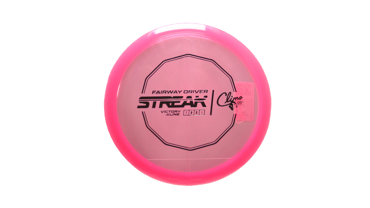 Climo Disc Golf First Run Victory Line Streak Fairway Driver Front View