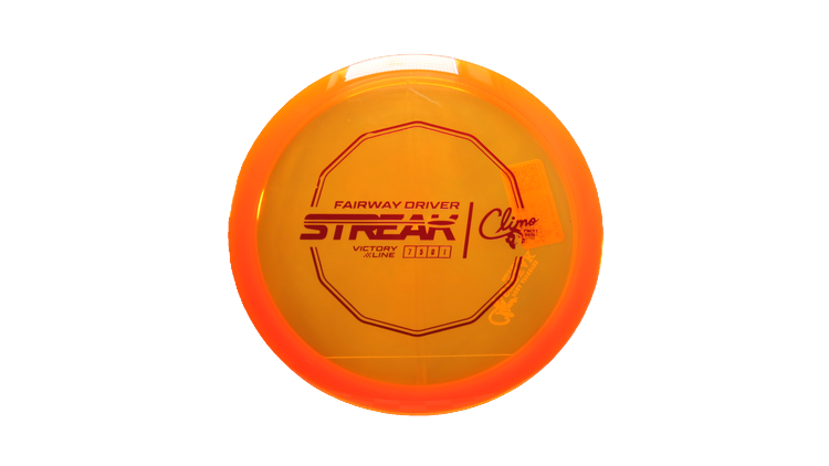 Climo Disc Golf First Run Victory Line Streak Fairway Driver Front View