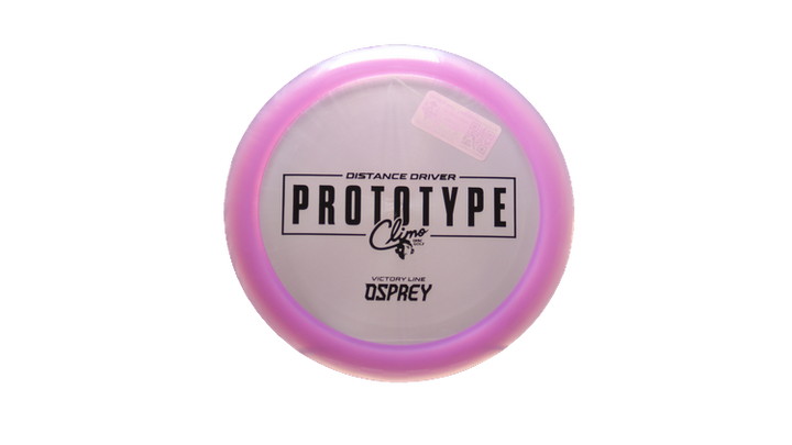 Climo Disc Golf Prototype Victory Line Osprey Distance Driver Front View