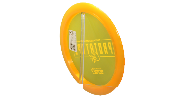 Climo Disc Golf Prototype Victory Line Osprey Distance Driver Back View