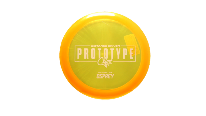 Climo Disc Golf Prototype Victory Line Osprey Distance Driver Front View