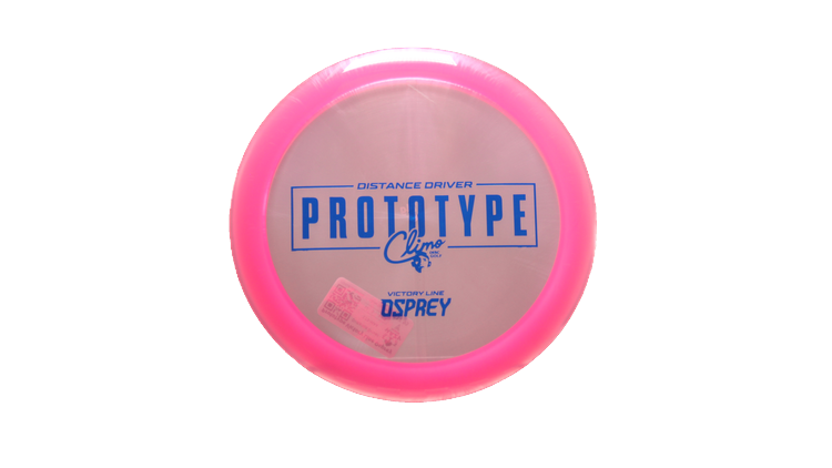 Climo Disc Golf Prototype Victory Line Osprey Distance Driver Front View